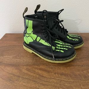 Doc Martins Skeleton Boots Glow In the Dark SUPER RARE!